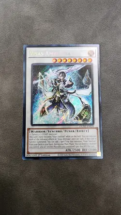 Yu-Gi-Oh! TCG Visas Amritara Duelist Nexus DUNE-EN039 1st Edition Secret Rare - Image 1
