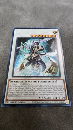 Yu-Gi-Oh! TCG Visas Amritara Duelist Nexus DUNE-EN039 1st Edition Secret Rare - Image 2