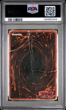 1ST EDITION PSA 1 PR 2002 YUGIOH Jinzo PSV-000 Pharaoh's Servant Secret Rare - Image 2