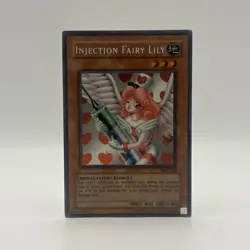 YuGiOh! - Injection Fairy Lily - LOD-100 - Secret Rare Legacy Of Darkness MP/HP - Image 1