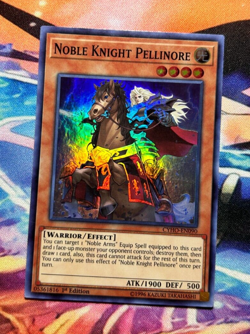 ***Noble Knight Pellinore 1st Ed*** CYHO-EN090 | Super Rare | YuGiOh! NM - Image 1