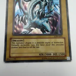 Yugioh Blue-Eyes White Dragon LOB-E001 Ultra Rare - Image 3