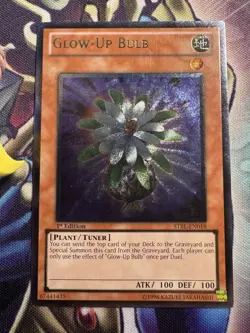 1 X Yu-Gi-Oh! Glow-Up Bulb - STBL-EN018 - Ultimate Rare - NM!! - Image 2