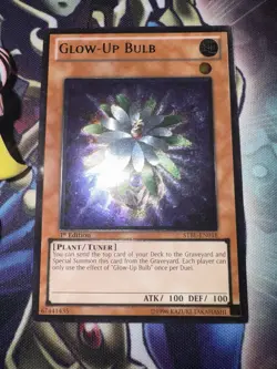 1 X Yu-Gi-Oh! Glow-Up Bulb - STBL-EN018 - Ultimate Rare - NM!! - Image 3