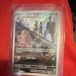 Pokemon Team Rocket's Dugtrio 100 HP Holo Ascended Heroes 239/217 English - Image 1