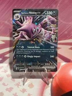 Team Rocket's Nidoking ex 119/182 - Destined Rivals - English - Pokemon TCG - Image 1