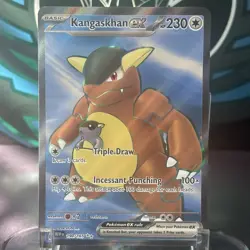 Pokemon Kangaskhan EX Scarlet And Violet 151 #190/165 Ultra Rare Full Art NM - Image 1