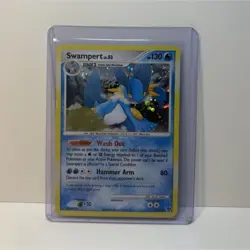 Pokemon TCG Swampert Great Encounters Holo Rare 130 HP 9/106 Stage 2 Eng 2008 - Image 1
