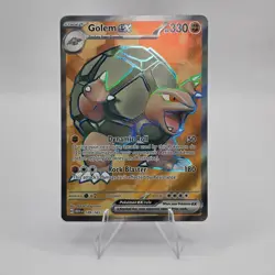 Pokemon Golem EX TCG Full Art Holo Rare Card 189/165 Scarlet & Violet 151 NM - Image 2