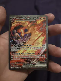NM Team Rocket's Moltres ex SIR 229/182 Destined Rivals - Image 1