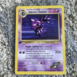 Sabrina's Haunter - 1st Edition - 58/132 Gym Heroes - Pokemon TCG - 2000 LP+ - Image 2