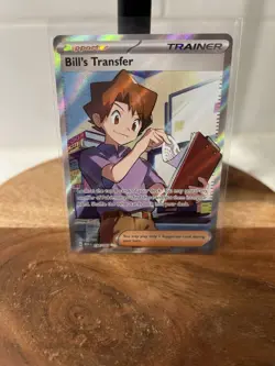 Pokemon Bill's Transfer Trainer Fullart Holo Scarlet & Violet 151 194/165 - Image 1