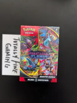 Pokemon TCG Mega Evolution - Phantasmal Flames Factory Sealed Booster Bundle 6pk - Image 3