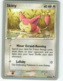 Skitty - World Championships 2004 - 44/109 Ruby & Sapphire - Pokemon TCG - Image 1