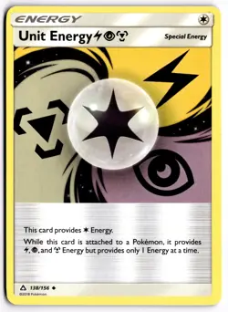 Pokemon TCG Unit Energy LPM 138/156 Sm-Ultra Prism Regular - Image 1