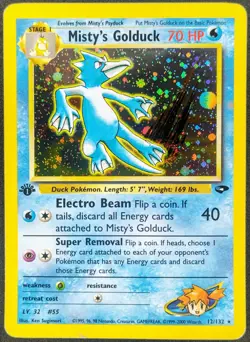 Wizards Misty's Golduck Gym Challenge 12/132 Holo Rare 2000 English 70 HP - Image 1