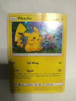 Pikachu HP 60 2017 Pokemon Card SM86 - Image 4