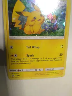 Pikachu HP 60 2017 Pokemon Card SM86 - Image 5