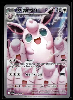 Pokemon ME02: Phantasmal Flames #105/094 Wigglytuff Holo - Image 1