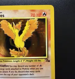 Pokemon Moltres 12/62 Fossil Holo Near Mint NM - Image 3