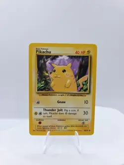 Pokemon Pikachu 058/102 Base Set Regular - Image 1