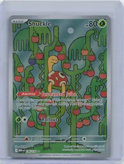 Shuckle 136/132 Illustration Rare Mega Evolution Pokemon Near Mint - Image 1