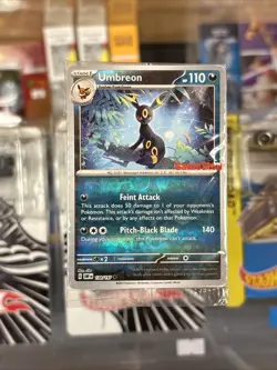 Pokemon TCG Umbreon 130 GameStop Stamped Exclusive SV Black Star Promo SEALED NM - Image 1