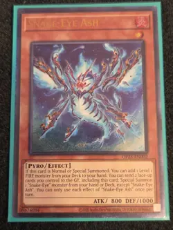 Snake-Eye Ash Ultimate Rare OP25-EN002 Yugioh - Image 1
