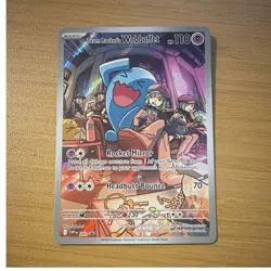 Team Rocket's Wobbuffet 203 SV Scarlet & Violet Promo Holo English 110 HP - Image 1