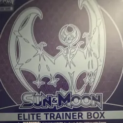 Pokemon TCG Sun & Moon Elite Trainer Box Lunala 65 Sleeves English 2017 - Image 1