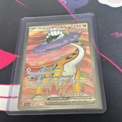Pokemon TCG Raging Bolt EX 196/162 Temporal Forces Full Art Near Mint Condition - Image 1