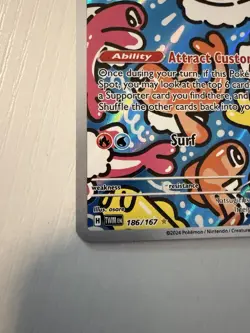 Pokemon TCG Tatsugiri S&V Twilight Masquerade Illustration Rare Card 186/167 - Image 2