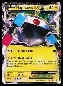 Magnezone EX 35/106 Holo Flashfire Pokemon Card - Image 1