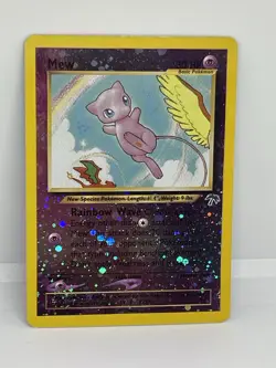 Pokemon Mew TCG Reverse Holo Card 1/18 Southern Islands LP One & A Half Swirls. - Image 1