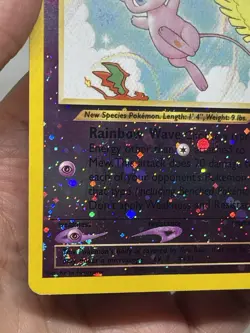 Pokemon Mew TCG Reverse Holo Card 1/18 Southern Islands LP One & A Half Swirls. - Image 3