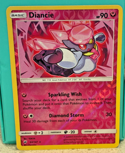 Pokemon card. DIANCIE Displayed only. 2017 94/147 Pls see pics. - Image 1