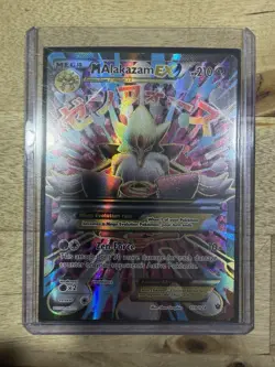 Pokemon Cards M Alakazam EX Full Art 118/124 NM Mega Alakazam - Image 1