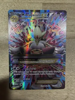 Pokemon Cards M Alakazam EX Full Art 118/124 NM Mega Alakazam - Image 3