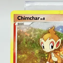 Pokemon TCG Chimchar Diamond & Pearl 76/130 Vintage Holo Card MP - Image 2