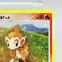Pokemon TCG Chimchar Diamond & Pearl 76/130 Vintage Holo Card MP - Image 3