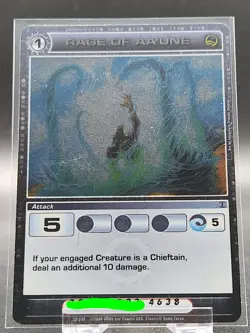 Chaotic Card : Rage Of Aa'une Rise Of The Oligarch Rare Attack - Image 1