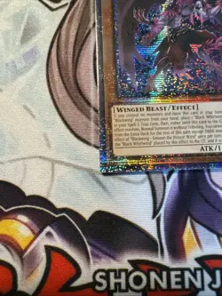 Blackwing Simoon the Poison Wind Quarter Century Secret Rare Card RA01-EN012 1st - Image 3