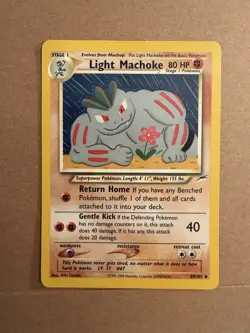 Light Machoke 49/105 Neo Destiny Unlimited Edition Regular Card LP - Image 1