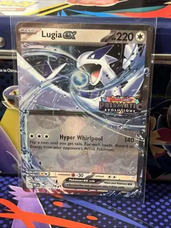 Pokemon TCG *STAMPED* Lugia ex 082/131 Prismatic Evolutions Double Rare Holo -NM - Image 1