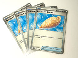 4x Jumbo Ice Cream - 091/094 - ME02: Phantasmal Flames Pokemon Playset x4 - Image 1