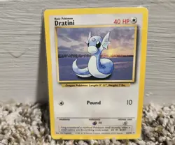 Pokemon TCG Base Set Dratini 26/102 LP - Image 1