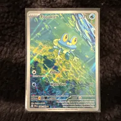 Froakie 088/086 Illustration Rare ME04: Chaos Rising Pokemon Holo NM Full Art! - Image 1