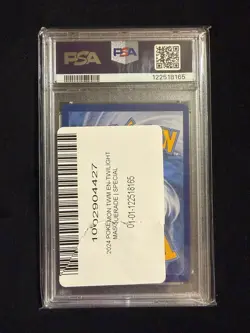 Pokemon 2024 SV Twilight Masquerade Greninja EX #214/167 PSA 10 - Image 2