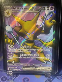 Pokemon Alakazam Ex Scarlet & Violet-151 188/165 Full Art NM - Image 1