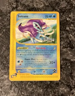 Suicune Pokemon 4Ever 2002 Movie Black Star Promo #53 DMG - Image 1